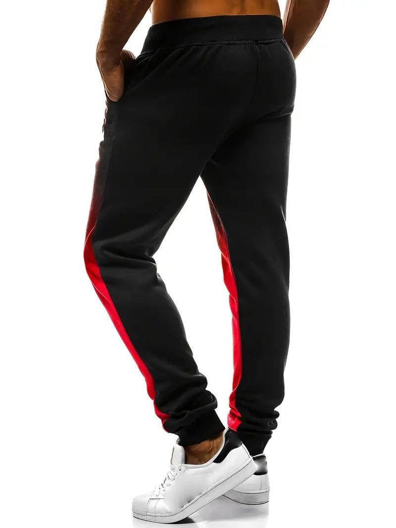 Men's Casual Gradient Color Jogger Sweatpants