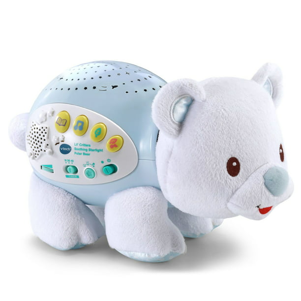 VTech Lil' Critters Soothing Starlight Polar Bear, Self Soothing Aid